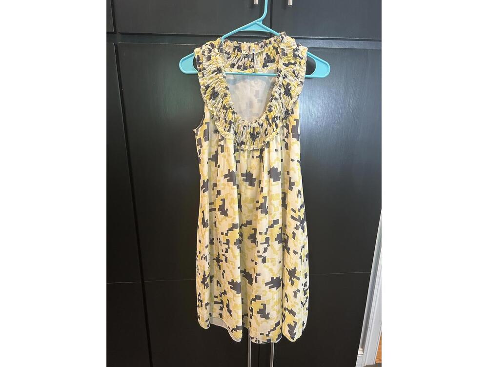 Trendy Twenty8Twelve Yellow Camouflage Dress - Size 2